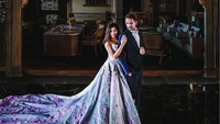 Perayaan ini merupakan pesta dari pernikahan putra Raam Punjabi, Amrit dengan sang kekasih Sanjana yang digelar di Apurva, Kempinski, Bali. Foto: Instagram @thesambawedding, @natasha.moor
