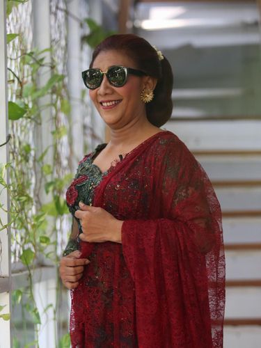 Mengintip Persiapan Menteri Susi Bersiap Untuk Upacara HUT Ke-74 RI