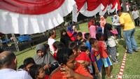 Beragam perlombaan tersebut menarik perhatian anaka-anak. Mereka nampak mengantre untuk ikut serta memeriahkan beragam perlombaan yang diselenggarakan di kawasan Stadion Harapan Bangsa, Banda Aceh, Provinsi Aceh, Sabtu (17/8/2019).