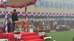 Diiringi Hujan, Jonan Pimpin Upacara HUT ke-74 RI di Freeport
