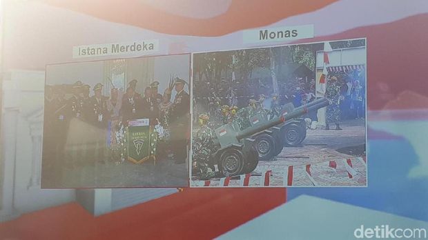 17 Dentuman Meriam Awali Peringatan Proklamasi di Istana Merdeka