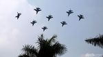 Terpukau Aksi 14 Jet Tempur TNI AU di Hari Kemerdekaan Indonesia