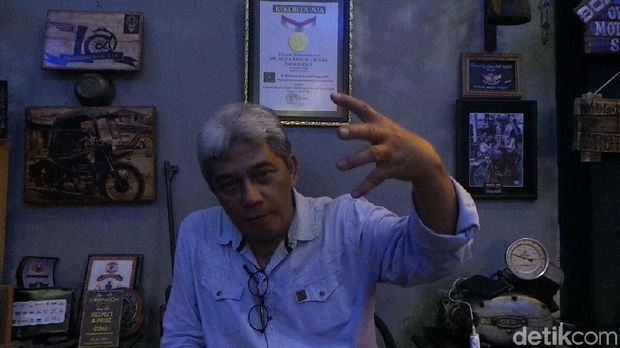 Rizal Ginting saat ditemui di rumahnya
