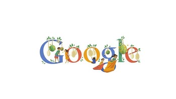 Aneka lomba 17-an memeriahkan Google Doodle 2012. Foto: Google