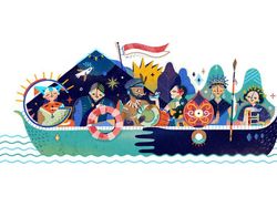 Deretan Google Doodle Rayakan Hari Kemerdekaan Indonesia