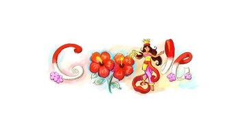 Tari adat menjadi tema Google Doodle 2011 Foto: Google