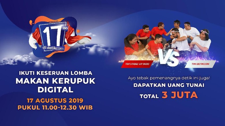 Mau Duit Jutaan Rupiah? Yuk Ikut Lomba Makan Kerupuk di detikcom Mau Duit Jutaan Rupiah? Yuk Ikut Lomba Makan Kerupuk di detikcom