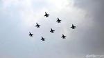 Terpukau Aksi 14 Jet Tempur TNI AU di Hari Kemerdekaan Indonesia
