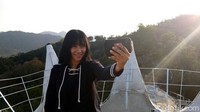Traveler bisa selfie-selfie sampai puas di sini. Pemandangannya oke punya lho! (Eko Susanto/detikcom)