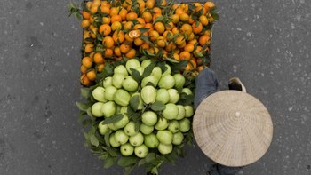 Dengan memotret dari atas saya bisa menangkap semuanya secara utuh, ujar Heerink. Foto: Loes Heerink