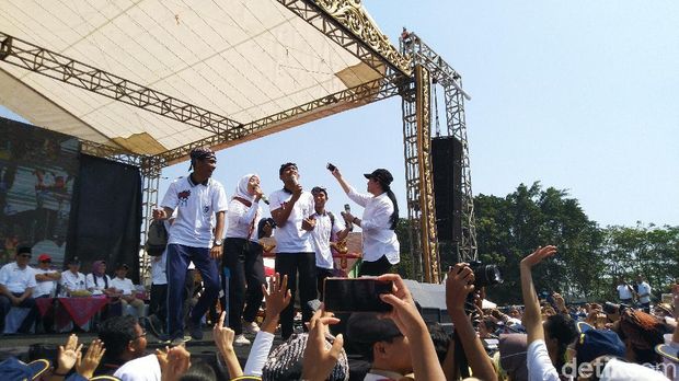 Puan Maharani di Orientasi Diponegoro Muda di Universitas Diponegoro Semarang.