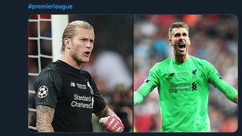 Jadilah netizen menyandingkan Adrian dengan Karius. (Foto: Twitter)
