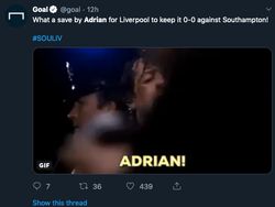 Adrian Karius, Meme Ledekan buat Kiper Liverpool