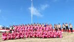 Potret Pengibaran Merah Putih di Bukit Merese