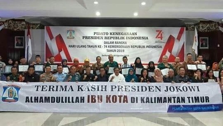 Harapan Terselip di Spanduk Kaltim Jadi Ibu Kota RI Harapan Terselip di Spanduk Kaltim Jadi Ibu Kota RI