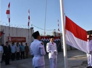 Warga Irak Jadi Pengibar Merah Putih di Perayaan HUT RI ke-74 di Baghdad