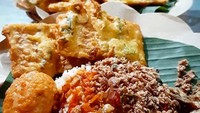 Lauknya meriah banget ya? Orek tempe, telor balado dan tempe goreng. Foto : Instagram @oscarpermadi