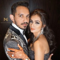 Inilah si cantik Sanjana, menantu Raam Punjabi yang tengah jadi sorotan. Lantaran, pernikaan putranya Amrit Punjabi dan Sanjana digelar super mewah selama empat hari empat malam di Bali.  Foto: dok. Instagram @natasha.moor