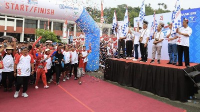 Semarak HUT RI di Papua Diramaikan dengan Jalan Sehat