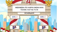 Nggak bisa ikutan bikin gapura di sekitar rumah? Detikers bisa ikut bikin gapura digital