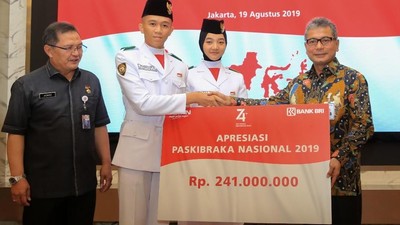 BRI Kembali Apresiasi Prestasi Paskibraka Nasional