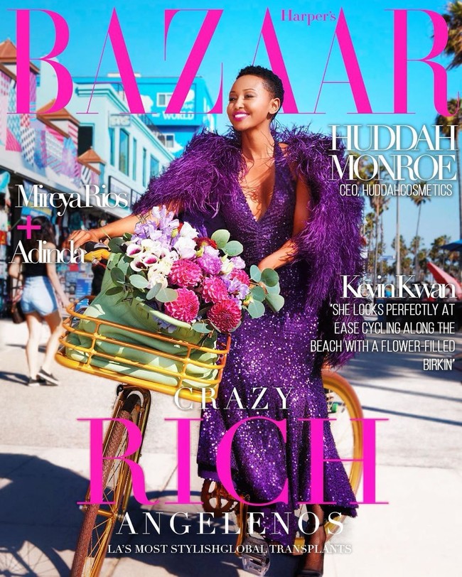 Huddah Monroe tak lahir dari keluarga kaya. Satu-satunya yang kami punya hanyalah kemiskinan. Makanan yang tidak kami punya, kata Huddah kepada Harpers Bazaar AS yang melabelinya Crazy Rich LA di edisi terbaru. (Foto: Instagram/@huddahthebosschick)