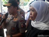 Kapolri dan Gubernur Jatim menyampaikan soal ricuh di Papua dan Papua Barat