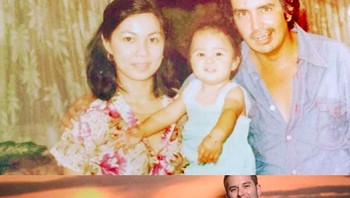 Foto Rincon saat kecil dan kini saat ia sudah dewasa bersama keluarga kecilnya. Rincon dan suami biasanya membacakan buku cerita untuk anak dan menyuruh mereka tidur pada pukul delapan malam. Kemudian ia masih mengecek email yang sudah jadi kebiasaan. “Kami biasanya online sejam dua jam lalu di tempat tidur antara pukul 10.30 dan 11.30 malam,” katanya. Foto: Instagram