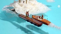 Food artist asal Jepang ini punya karya menarik di instagramnya @tanaka_tatsuya. Ia kerap membuat miniatur makanan setiap hari. Ia juga membocorkan proses pengambilan gambar di instagramnya. Foto: Istimewa