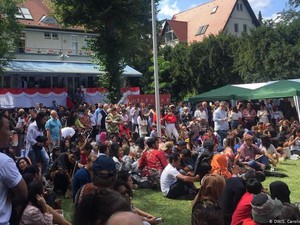 Ramai-ramai Merayakan Hari Kemerdekaan RI di Berlin