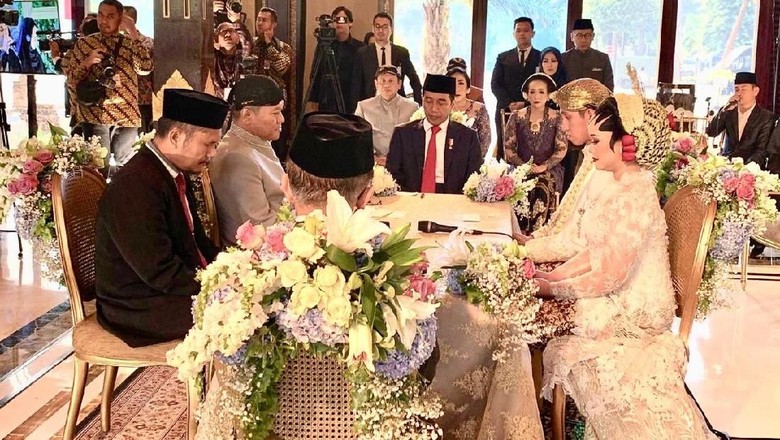 Jokowi dan JK Jadi Saksi Pernikahan Putra Bamsoet Jokowi dan JK Jadi Saksi Pernikahan Putra Bamsoet