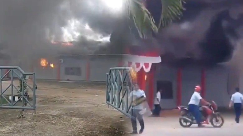Lapas Sorong Dibakar, 258 Napi Kabur Lapas Sorong Dibakar, 258 Napi Kabur