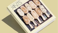 Sesuai namanya @ice_cream_books food artist ini membuat karyanya menarik dari es krim dan buku. Seperti pada foto di atas, beberapa es krim berjejer di atas buku. Foto: Istimewa
