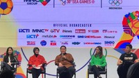 Untuk perhelatan SEA GAMES ke-30, RCTI akan menayangkan 11 cabang olahraga yang dipertandingkan di SEA GAMES ke-30. Cabang olahraga yang akan di tayangkan diantaranya; Aquatic Diving and Swimming, Athletics, Badminton, Basketball 3x3 and 5x5, Boxing, Football, Gymnastics, Sepak Takraw, Taekwondo, Volleyball, dan juga cabang olahraga Esports. Foto: dok. Pribadi