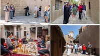 SMCCU juga memiliki Creeks Walking Tour menjelajah daerah Al Bastakiya. Wisatawan naik perahu Abra di Dubai Creek ke daerah Deira untuk melihat pasar Gold Souk dan Spice Souk. Acara ditutup dengan minum teh dan kopi Arab serta kurma. (Visit Dubai)