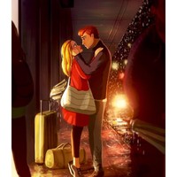 Lewat gayanya yang khas, Yaoyao Ma Van As menurunkan karya seninya dalam palet warna yang hangat, dan setiap momen mencintai diungkapkan dengan sempurna. Foto: Instagram @yaoyaomva