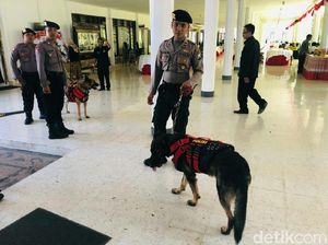 Jelang Pelantikan Anggota Dewan, Polres Banyuwangi Lakukan Sterilisasi