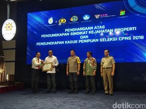 Ungkap Kasus Calo CPNS, 36 Polisi Diganjar Penghargaan dari MenPAN-RB