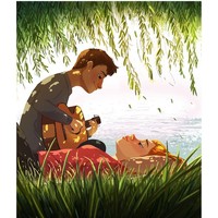 Pada foto ilustrasi manis buatannya, Yaoyao Ma Van As menangkap momen intim harian antar pasangan yang sedang jatuh cinta dalam serangkaian gambar.Foto: Instagram @yaoyaomva