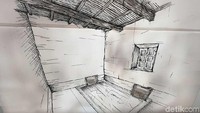 Gambar tempat tidur Nabi Muhammad SAW di Museum Ashaabee. Untuk mengelabui kaum Quraisy yang hendak membunuhnya, Rasulullah meminta Ali bin Abi Thalib menyamar sebagai dirinya dan berbaring di ranjang (Ardhi/detikcom)