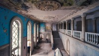 Bagian dalam dari sanatorium yang sudah terbengkalai. Istimewa/Boredpanda.