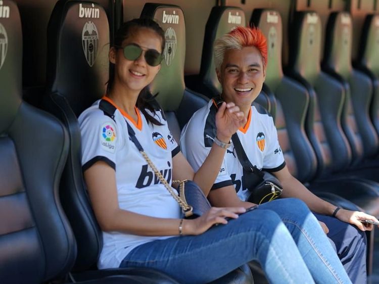 Aksi Baim Wong dan Paula di Kandang Valencia