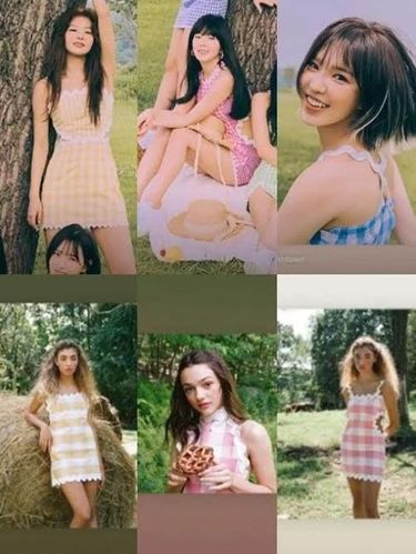 Baju girlband Red Velvet ini dituding menjiplak karya desainer Paris 99. 