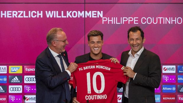 Philippe Coutinho dipinjamkan Barcelona ke Bayern Munchen.