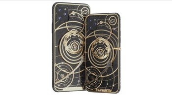 Ponsel ini diberi iPhone 11 Universe Diamond. Foto: Caviar