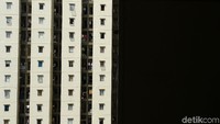 Suasana Apartemen Mediterania Kemayoran, Jakarta, Selasa (20/8/2019).
