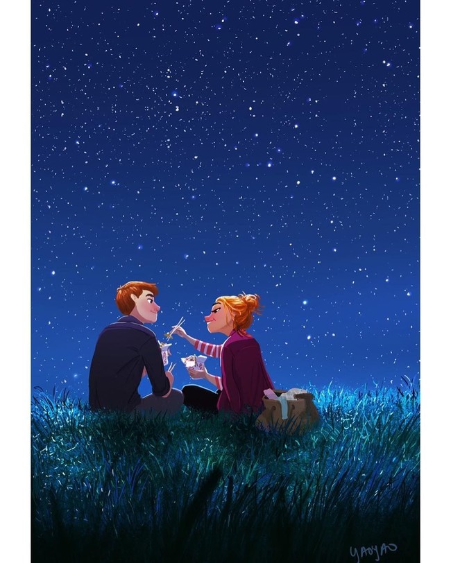 Bersantai di sofa, memasak di dapur, atau berbagi makanan di bawah bintang-bintang, setiap momen yang dicintai diungkapkan Yaoyao Ma Van As dengan sempurna. Foto: Instagram @yaoyaomva