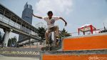 Miris, Belum Lama Diresmikan Skate Park di Dukuh Atas Rusak