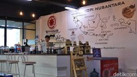 The Bencoolen Coffee, brand yang baru ada di Pasar Kenari Mas. Fokus ke retail, adapun traveler juga bisa memesan kopi mulai dari harga Rp 5 ribu saja. Murah meriah dan asli dari biji kopi (Randy/detikcom)