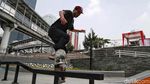 Miris, Belum Lama Diresmikan Skate Park di Dukuh Atas Rusak